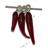 Glashanger ca 15mm rode peper 25 gram (ca.75st)