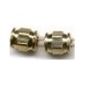 Vergulde kraal 6x8mm per 25st