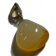 Lichte Chalcedoon hanger ca. 15mm