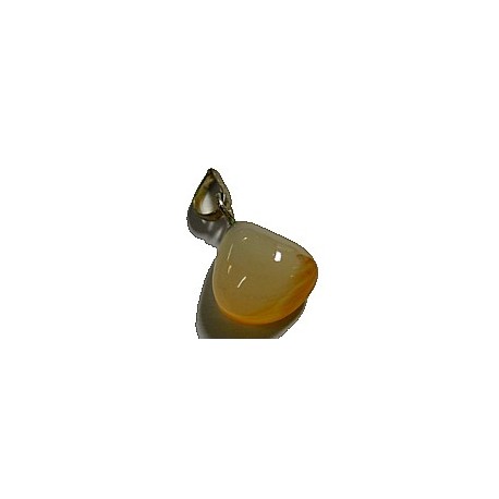 Lichte Chalcedoon hanger ca. 15mm