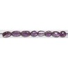 Amethist ovaal 10mm streng 35cm