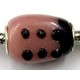 Pandorastyle kraal rose lieveheersbeestje p.st