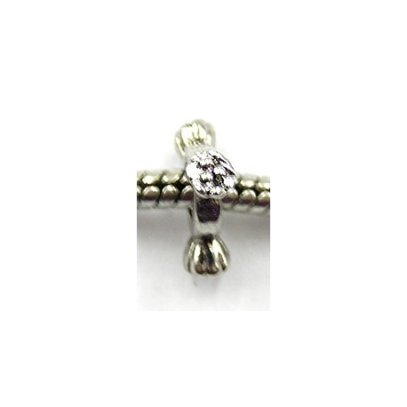 Pandorastyle kr.gerhodineerd tri-bead bloem