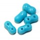 Vintage spacer 4x9mm blauw 10stuks