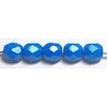 Facetkraal 4mm white full blue coated 50st.