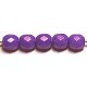 Facetkraal 4mm white full purple coated 50st.