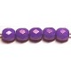 Facetkraal 4mm white full purple coated 50st.