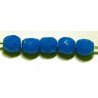 Facetkraal 4mm opaque blauw 50st.