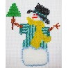Borduurpakket sneeuwpop 10x11cm