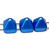 TILA STUD kralen 6x6mm mat blauw 25st.