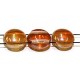 2-gat Tila rond/plat 8,25mm transp. apricot 25st.