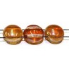 2-gat Tila rond/plat 8,25mm transp. apricot 25st.