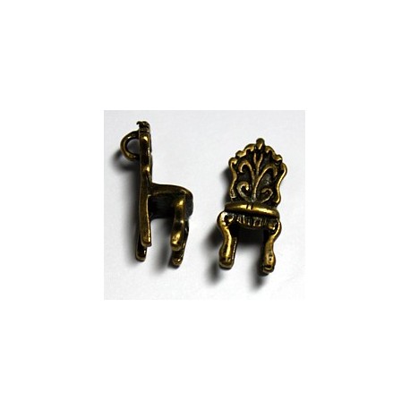 metalen hanger oude stoel oudg.kl 2st