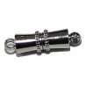 Magneetsluiting 5x17mm verzilv. p.st.