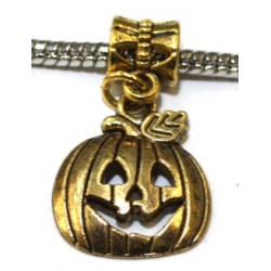 Metalen kraal gat 5mm goudkl. hang met haloween