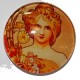 Camee 20mm art nouveau dames portret