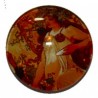 Cabochon 20mm art nouveau dames portret
