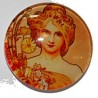 Cabochon 25mm art nouveau dames portret