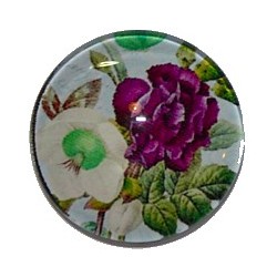 Camee 20mm bloemen