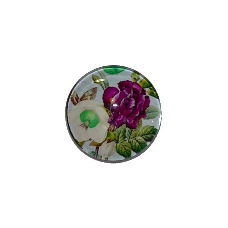 Camee 20mm bloemen