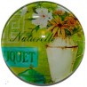 Cabochon 25mm bloemen