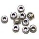 Mini metalen kralen mini tonvorm 10st.