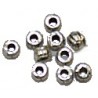 Mini metalen kralen mini tonvorm 10st.