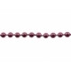 Bolletjesketting 2mm rose 20cm