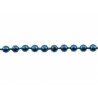 Bolletjesketting 2mm aqua 20cm