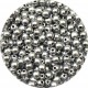 Kunststofparel 3mm mat zilverkl 200st.