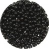 Kunststofparel 3mm zwart 200st.