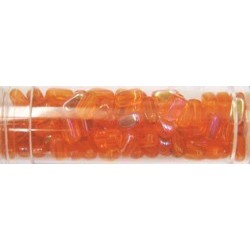 Gutermann rijstkralen 6mm oranje AB ca 85st.