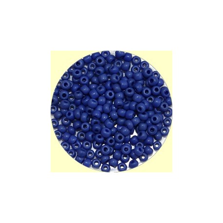 Rocailles 7/0 opaque middenblauw 25 gram