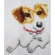 Borduurpakket Jack Russel ca 10x13cm