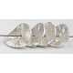 Bali zilver platte schijf 10mm diamond polish15st.