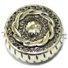 Metallookkr. 22x10mm rond bewerkt 3st