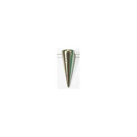 Metallookkr. 20mm spike zilverkl. 20st.