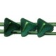 Tila driehoek Stud 5,7mm metallic groen 25stuks