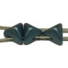 Tila driehoek Stud 5,7mm metallic staalbl. 25stuks