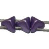 Tila driehoek Stud 5,7mm metallic lila 25stuks