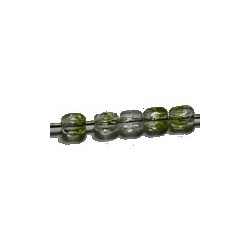 Facetkraal 3mm groen transparant 50 st