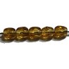 Facetkraal 4mm transparant topaas 50st