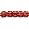 Facetkraal 4mm transparant rose 50st