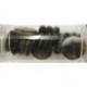 Guterman muntkraal 15mm bruin/wit ca.14st
