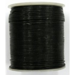 Waxcord 0,5mm zwart 5 meter