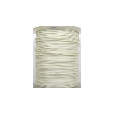 Waxcord 0,5mm wit 5meter