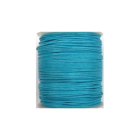 Waxcord 0,5mm turkoois 5meter