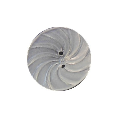 knoop rond 28mm wit per stuk