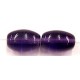 Gutermann glaskr. olijf 15x10mm amethyst 14st.