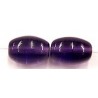 Gutermann glaskr. olijf 15x10mm amethyst 14st.